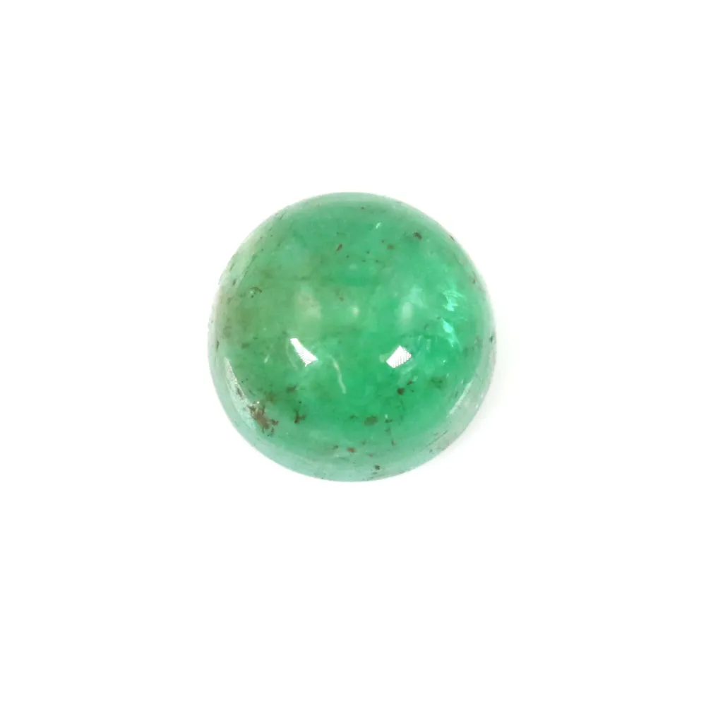 Cabochon Emeraude rond 4-5mm x 1pc