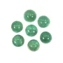 Cabochon Emeraude rond 4-5mm x 1pc