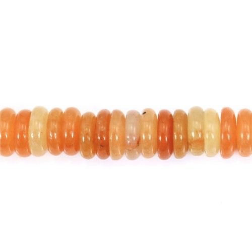 Aventurin mehrfarbig runde Heishi 2x6mm x 38cm