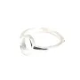 Anillo ajustable para cabujón oval 6.4x8.5mm - Plata 925 x 1pc