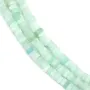 Amazonite rondelle carré 2x4mm x 39cm