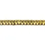 Hématite doré rondelle carré facetté 2x4mm x 40cm