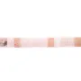Opale rose rondelle heishi 2x3mm x 39cm