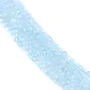 Topaze cube facetté 2.5mm x 39cm