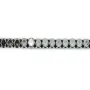 Hématite rondelle carré facetté 1.2x2mm x 39cm