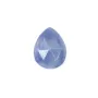 Blue Aventurine faceted drop cabochon 8x10mm x 1pc
