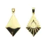 Diamond pendant for cabochon drop 8x10mm - Gold x 1pc