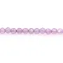 Oxyde de zirconium violet rond facetté 2mm x 38cm