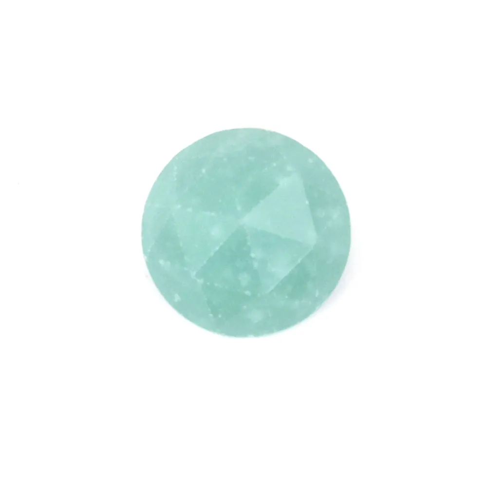 Amazzonite sfaccettata rotonda cabochon 10 mm x 1 pz