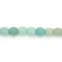 Amazonite Ronde Facette 6mm x 40cm