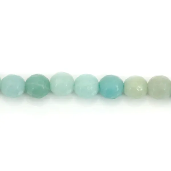 Amazonite Faceted Round 4mm x 20perles