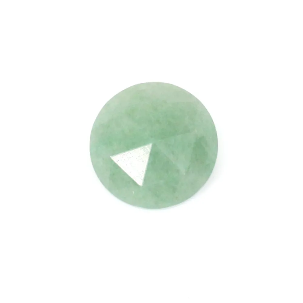 Cabochon Aventurine rond facetté 10mm x 1pc