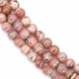 Rhodochrosite Ronde 10mm  x 40cm 