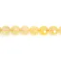 Citrine Ronde Facette Qualité A 10mm x 40cm
