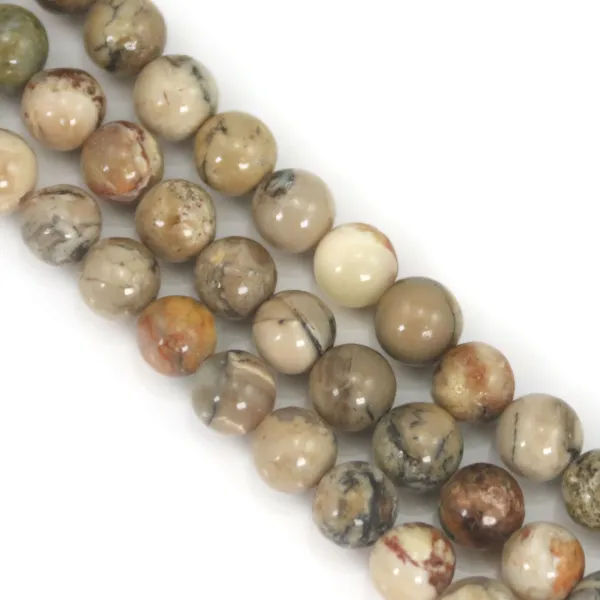 Pink opal round 8mm x 40cm