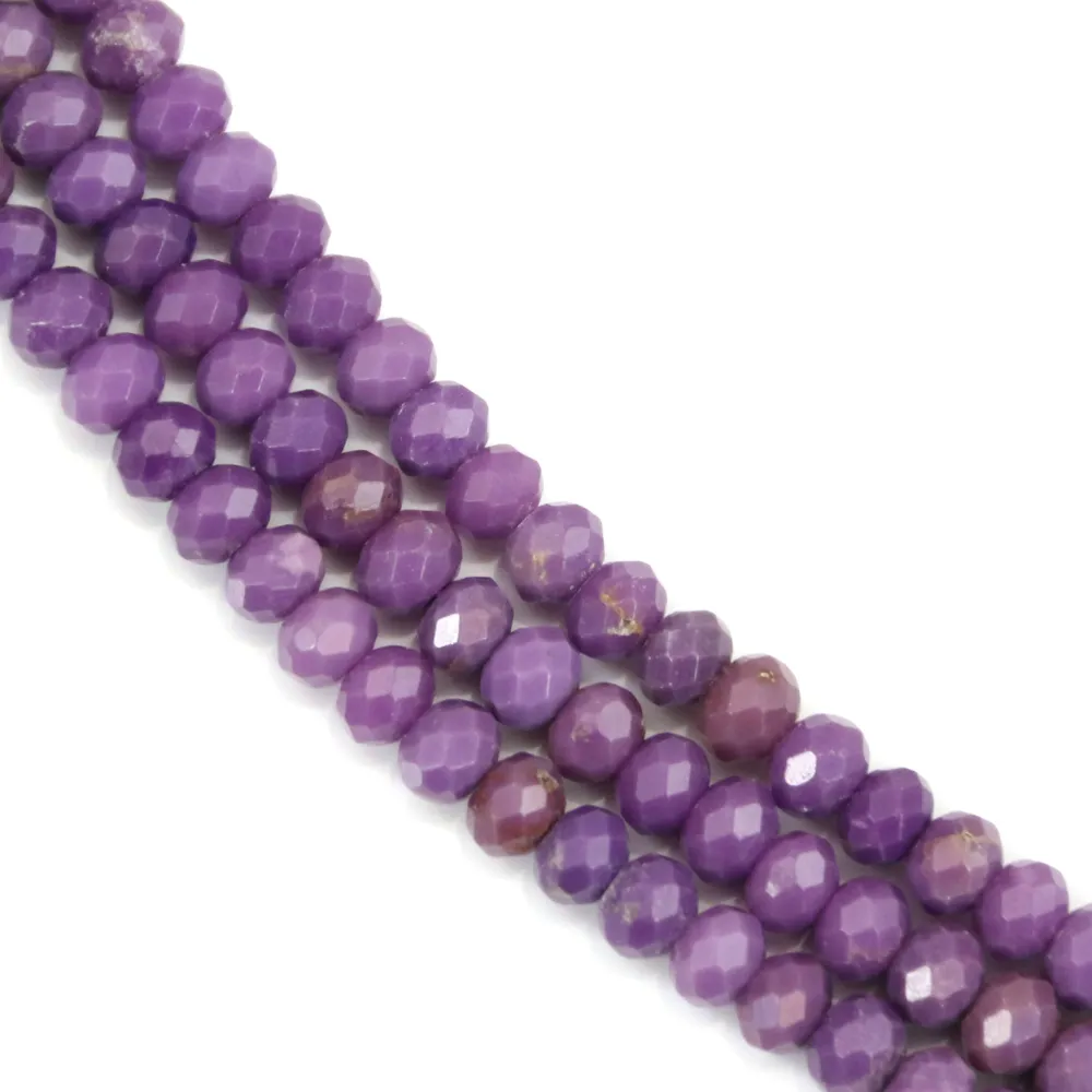 Phosphosidérite rondelle facetté 3x4mm x 40cm