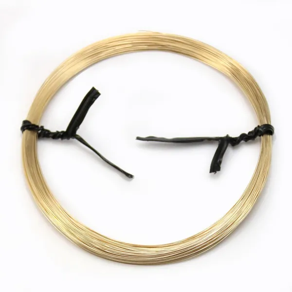 Alambre flexible relleno de oro 0,33 mm x 21,2 m