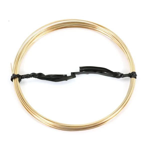 Alambre flexible relleno de oro 0,64 mm x 5,7 m