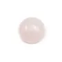 Cabochon Quartz Rose Rond-plat 6mm x 10pcs