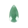 Pingente Aventurina gota facetada 13x25mm x 1pc