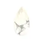 Gota pendente de Howlite facetada 13x25mm x 1pc