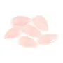 Pendentif Quartz rose goutte facetté 13x25mm x 1pc