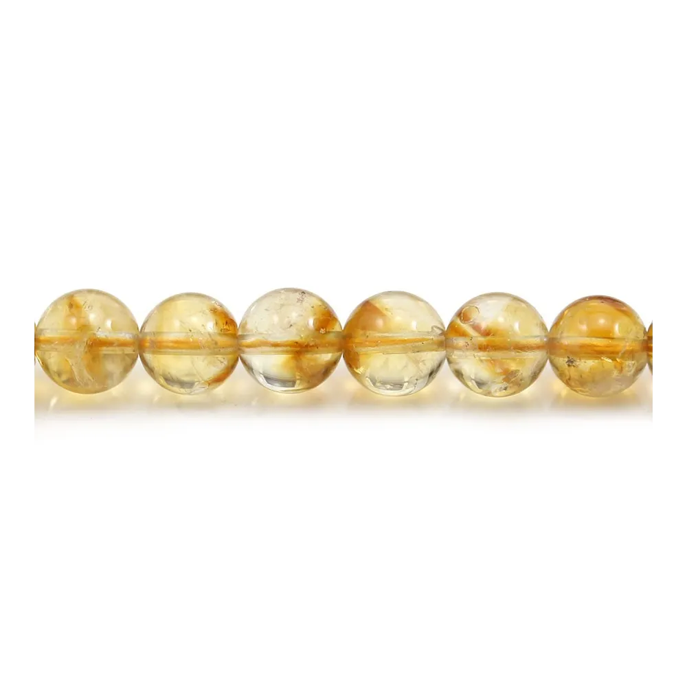 Citrine Ronde 12mm x 40cm