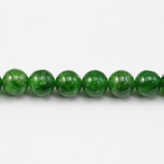 Tsavorite round  5mm x 40cm