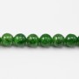 Tsavorite round  5mm x 40cm