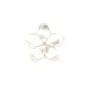 Nacre blanche en fleur à 5 pétales 10mm x 1pc