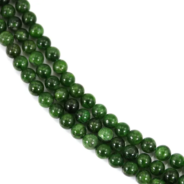 Diopside rond 7.5mm x 39cm