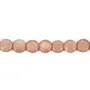 Gemstone de lune orange round flat 8mm x 40cm