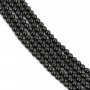 Spinelle black round 3mm x 38cm