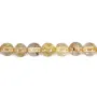 Quartz rutile doré rond 4mm x 40cm