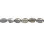 Labradorite ovale sfaccettata 4x6mm x 40cm