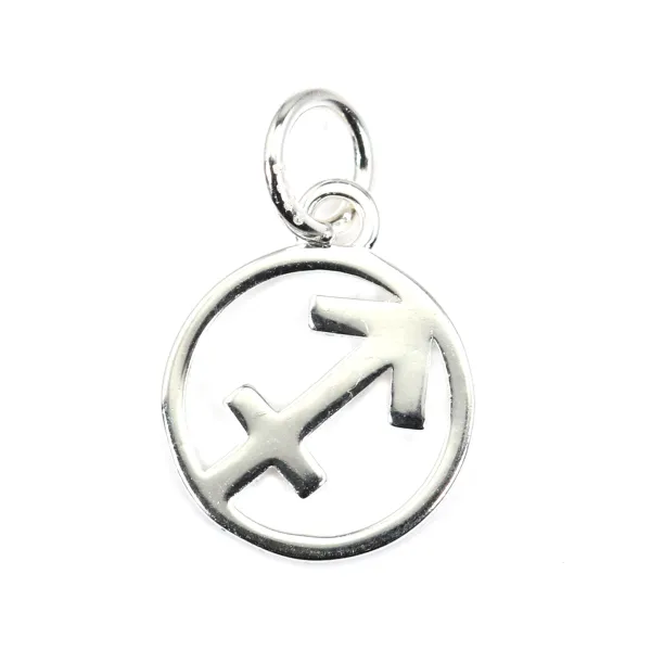 Charm astrological sign 10x15mm - Sagittarius - Silver 925 x 1pc