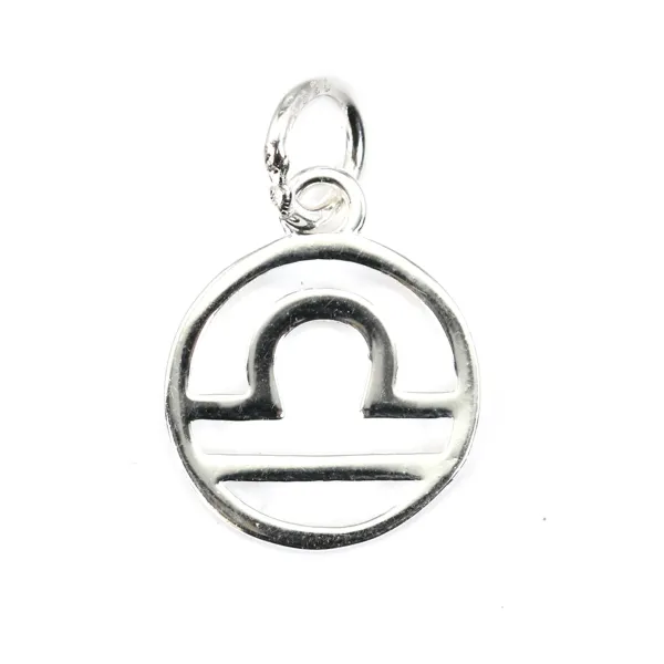 Charm astrological sign 10x15mm - Libra - Silver 925 x 1pc