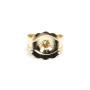 Spingi orecchie 3,8x4,6 mm - Riempito d'oro x 4 pz