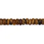 Occhio di tigre rotondo - Heishi - 2x4mm x 39cm