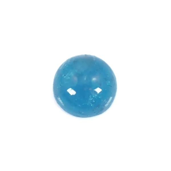 Cabochon Apatite rond 6mm x 1pc
