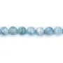 Aigue-Marine Rond 14mm x 40cm