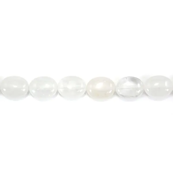 Cristal de roche Ovale 8x12mm x 4pcs