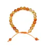 Bracelet Cornaline boule rond 8mm 
