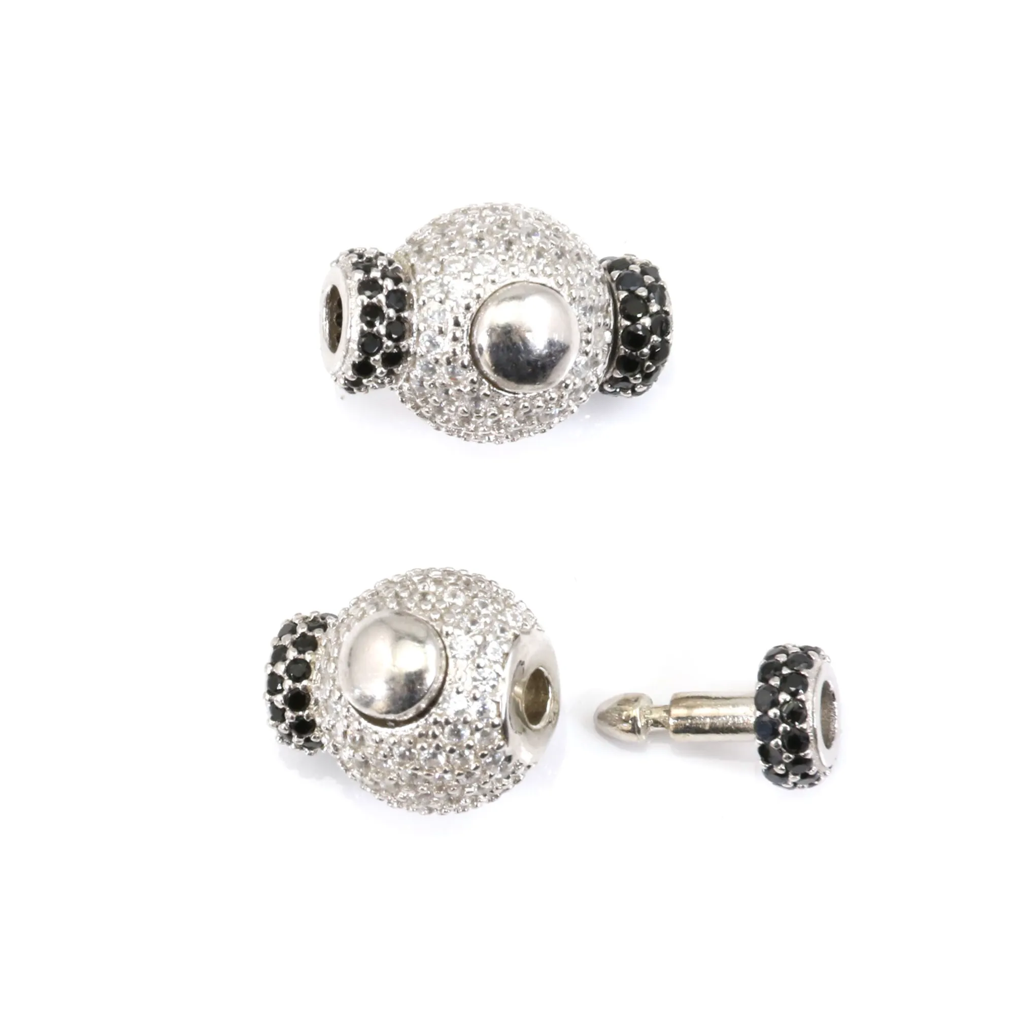 Boucles D'Oreille & Collier Le Bijou Français - Zircone Strass, Doré, Neuf