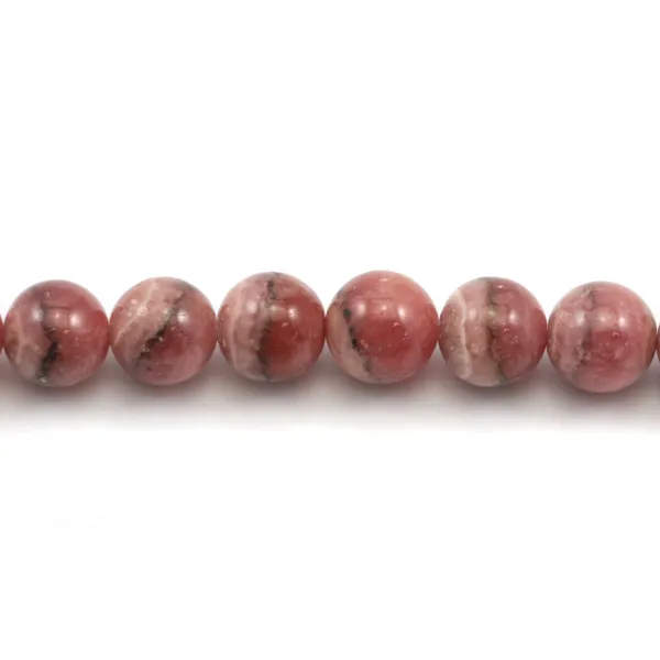 Rhodochrosite Ronde 4mm A x 40cm 