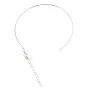 Pulseira ajustável 0.9mm com fecho de rosca e extensor - Prata 925 rodinada x 1 unid.