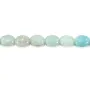Amazonita Oval 8x10mm x 40cm