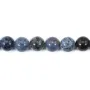 Dumortierite round 8mm x 38cm