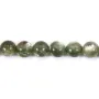 Grüner Lepidolith rund 8-9mm x 40cm