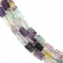 Fluorite barocca 7x11mm x 39cm (31 pezzi)